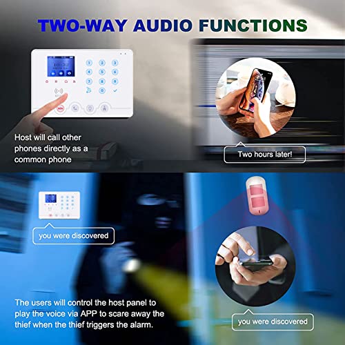 Wolf-Guard W4Q-ML Wireless Burglar Alarms, Basic Smart Home Security Systems Works with Alexa, Supports Mobile App Alerts - Image 5