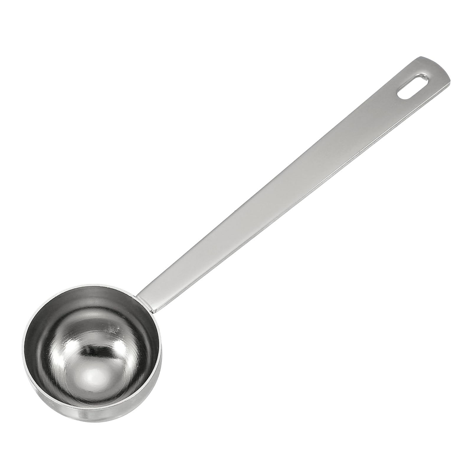 sourcing map Measuring Spoon, 15ml Long Handle Table Scoop Teaspoon Coffee Scoop Spoon for Ground Coffee Tea Sugar Cooking Baking, Silver