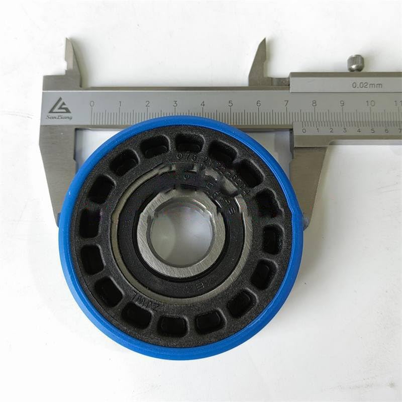 50PCS Escalator Step Chain Roller 76x22x6204 Use for XO508 OD76MM W22MM Bearing 6204 76x22x6204