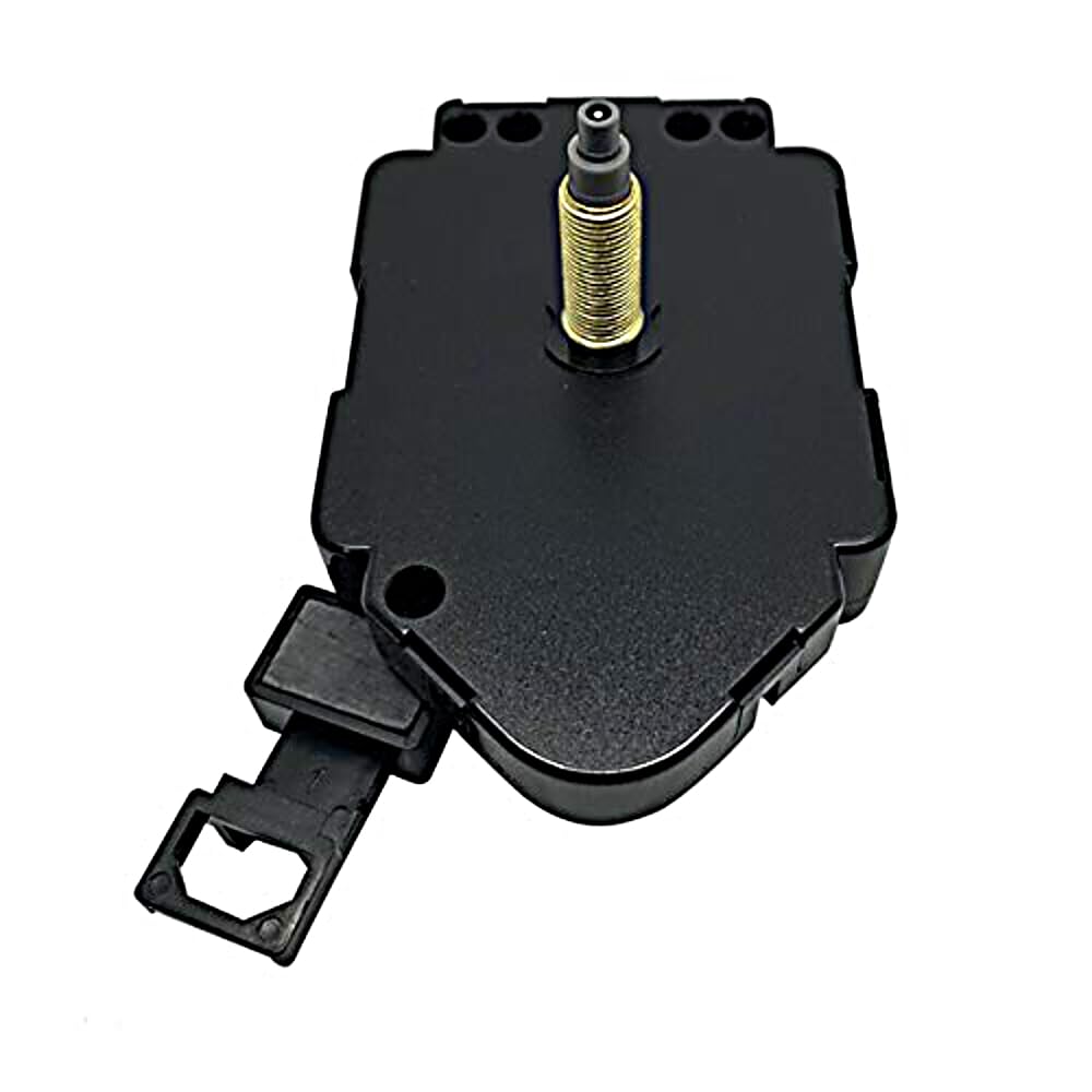 New Quartz Ticking Pendulum Battery Powered Clock Movement Mechanism 3.6mm & 5.5mm Hand Holes M2188 Compatible (Extra Long - 19mm Gold Thread)