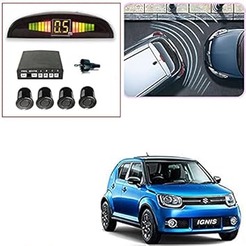 UniPearl -Black Car Parking Reverse Sensors (Set of 4) for - Ignis