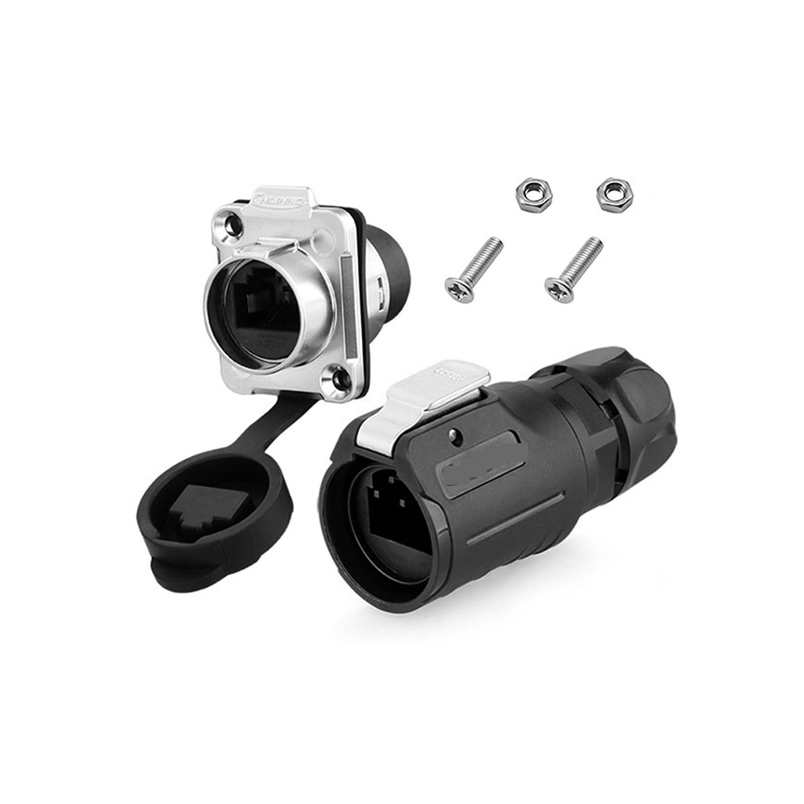 LP16 Ethernet LAN M16 IP67, wodoszczelna wtyczka Cat5e RJ45 do urządzeń ciśnieniowych do sterowania danymi (RJ45 Plug Set1)