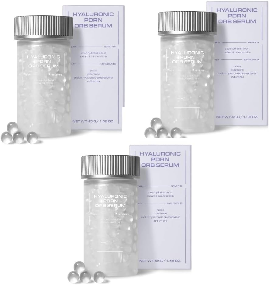 Hyaluronic Acid PDRN Capsule Serum 45g, Salmon DNA Repair, Deep Hydration & Brightening, Firming & Anti-Wrinkle, Korean Skincare Serum, Suitable for Sensitive Skin