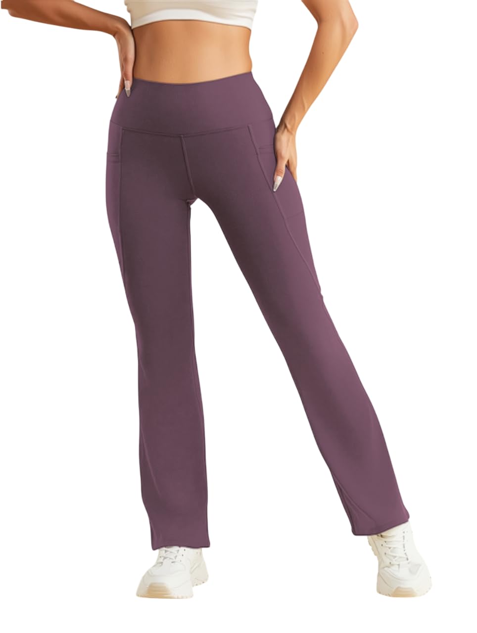 endeavour wear Women's High-Waisted Flared Yoga Pants-picture-39