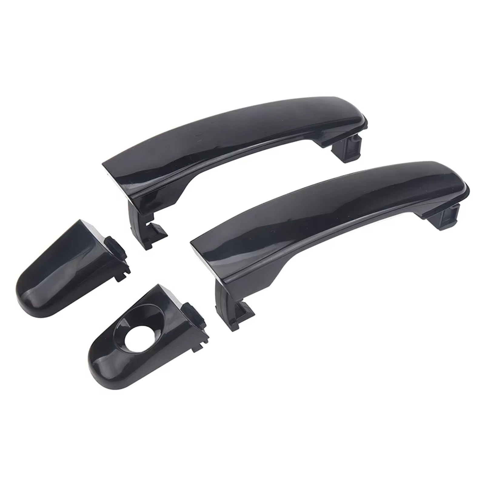 Qjahxkf Replacement Exterior Door Handles 1 Pair Exterior Door Handle Front Left Right 22672194 22729814 for Chevrolet for Equinox for Malibu HHR 2004-2011 Outer Handle