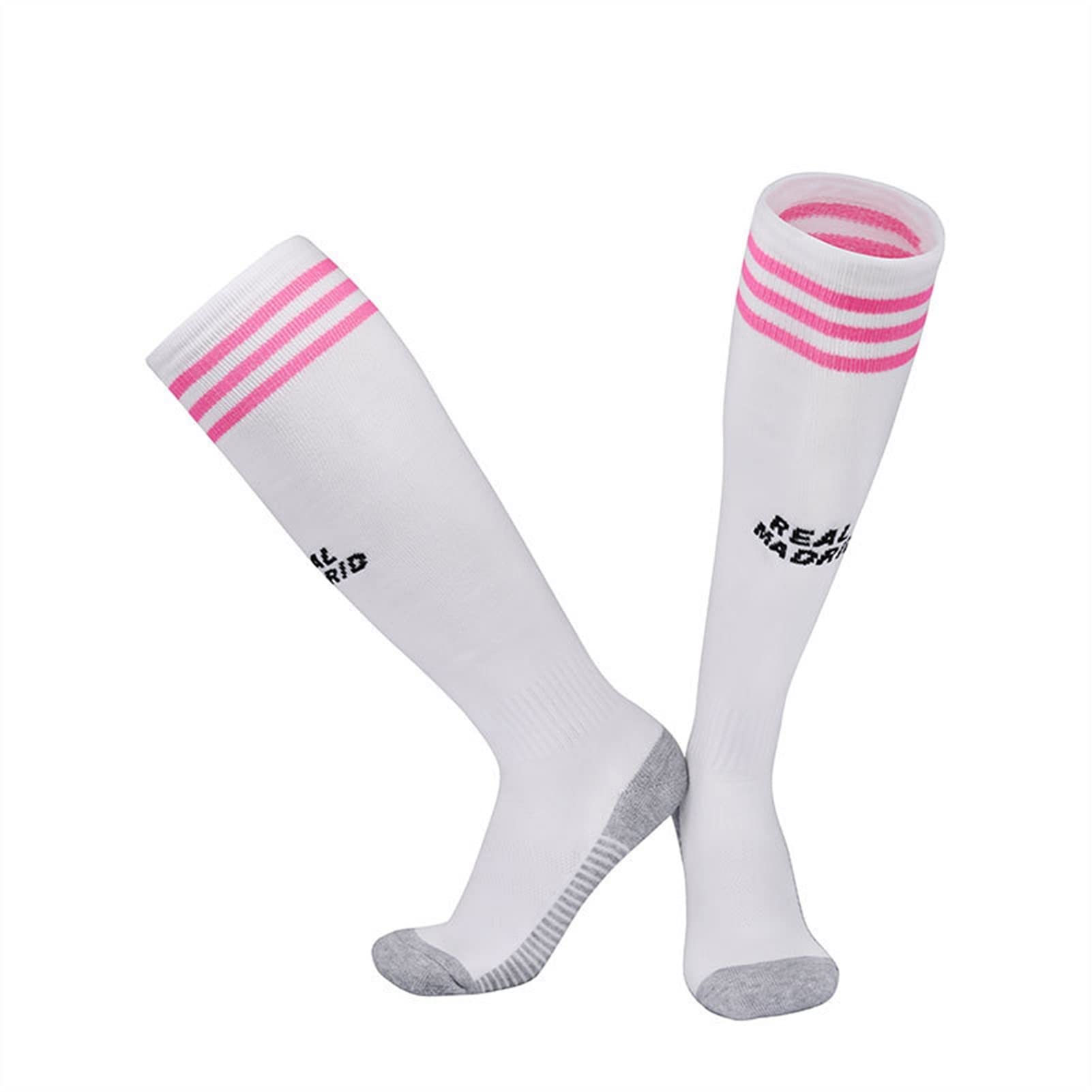 Calcetines de fútbol de tubo largo calcetines de baloncesto resistente al desgaste de la rodilla de nylon calcetines deportivos de la rodilla de sudor absorbente for correr calcetines de ciclismo calc
