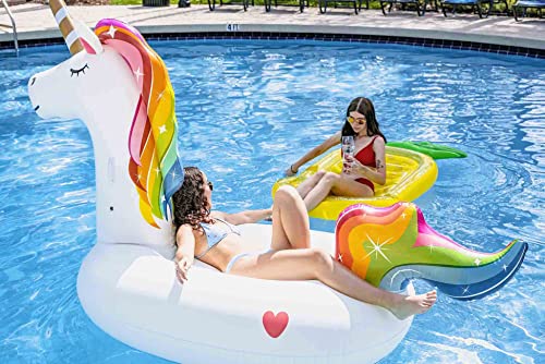 Einhorn-Schwimmtier für Erwachsene und Kinder – Bild 3