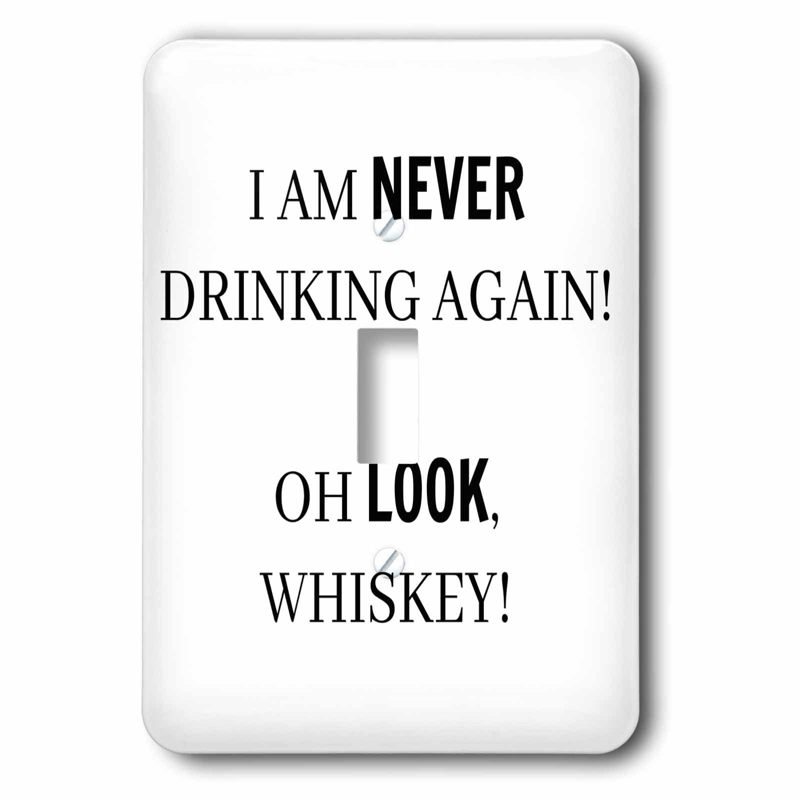 Interrupteur à bascule simple drôle cadeau idéal pour les amateurs de whisky