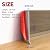 FOSLUOC Flexible Baseboard Molding Trim, 4-Inch x 20-Feet Self-Adhesive Vinyl Wall Base Cove Base, Peel and Stick Rubber Wall Base Baseboard Trim with 1 PC Utility Knife, Brown Wood Grain