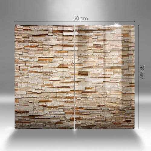 Planche à découper Wallfluent pierres de texture pour cuisiner et protéger vos plaques