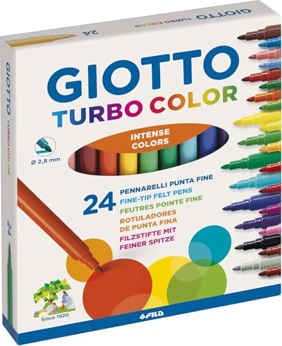 Pack Material Escolar de Colores 3x24 – Plastidecor Ceras + Gioto Lápices Colors 3.0 + Gioto Rotuladores Turbo Color – Set Completo para Niños y Artistas