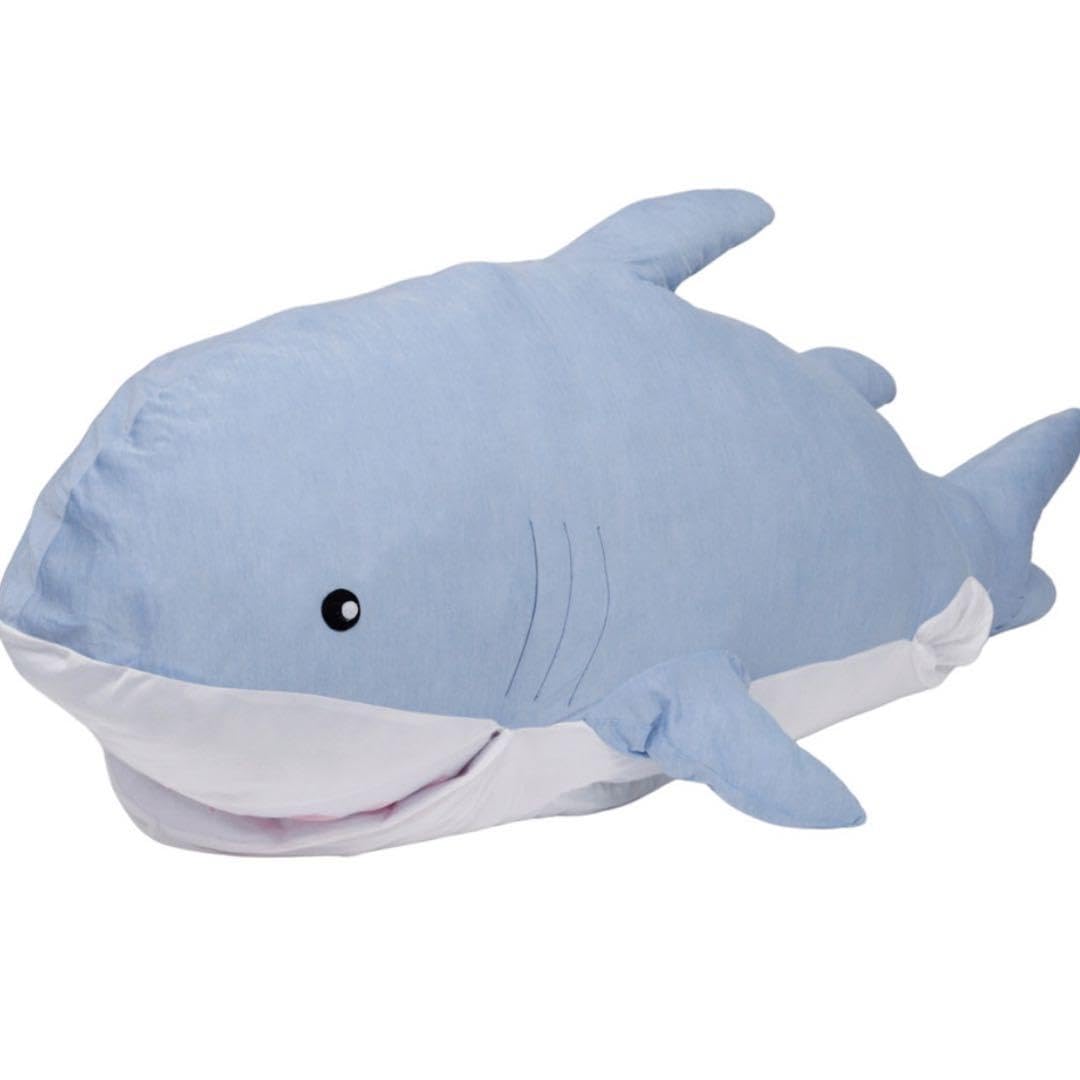 Amazon.co.jp: SNSで 体が入るぬいくるみ 超巨大 サメクッション 