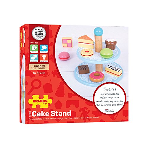 Bigjigs Toys Cake Stand with 9 Cakes - Thumbnail 5