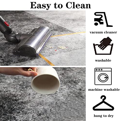 Luxury Purple Marble Area Rug, Purple Gold Fantasy Quicksand Indoor Throw Rug, Fade Resistant Non-Shedding Washable Pet Friendly Floor Rugs For Living Room Study Room Patio, 3X5Ft #TOP6