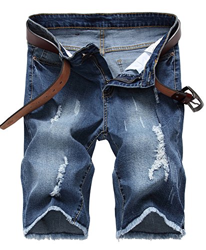 royal blue ripped jeans