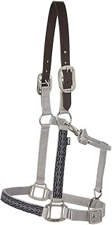 Dover Saddlery Ribbon Trim Breakaway Halter for Horses, Oversize-O/S, Black Bit by Bit