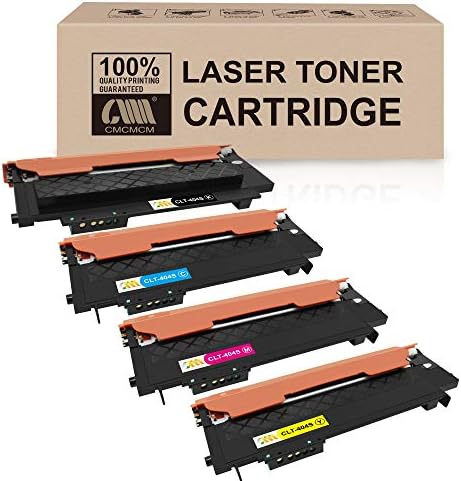 CMCMCM Compatible Toner Cartridges Replacement for Samsung 404 404S CLT-K404S CLT-C404S CLT-M404S CLT-Y404S Use with Xpress C430W C480FW C430 SL-C430W SL-C430 SL-C480FW SL-C480W SL-C480 Printer