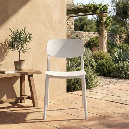 Buybuy Sedia Catania Colore Bianco CTN02W - 5