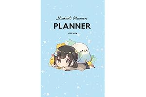 2023-2024 Anime Student Planner: 6 x 9 Inches of Cutest Anime Productivity