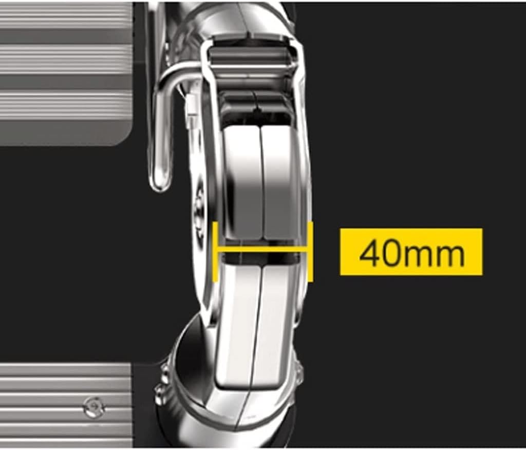 Aluminum Telescoping Extension Ladder 11FT/20FT/26FT Portable Multi-Purpose Telescopic Ladder Lightweight A-Frame Folding Ladder for Rooftop RV Attic Load 150kg