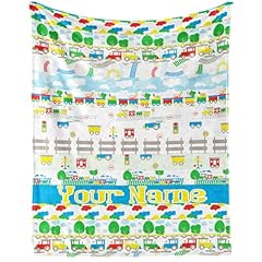 Train Blanket 2 Custom Name