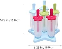 Vista 5 de Cabilock Molde de helado para helados, suministros de bricolaje, molde para palitos de hielo, molde para hacer paletas de hielo, molde casero