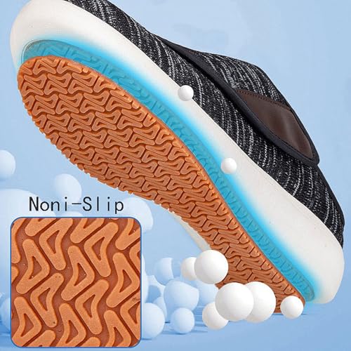Womens Slippers Mens Wide Diabetic Shoes Width Adjustable Arthritis Edema Slippers Indoor Outdoor Comfortable Arch Support Orthopedic Shoes3