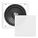 Ceiling Wall Mount Enclosed Speaker - 360 Watt Stereo In-wall / In-ceiling 10" Enclosed Full Range Subwoofer Speaker System - 40Hz-3kHz Frequency Response, 8 Ohm, Flush Mount - Pyle PDIWS10 (White)