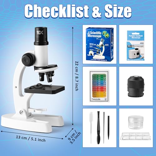 Furulixty ZH-FU0004 Microscope For Kids - Furulixty Kids Beginner Microscope Science Kit thumb #2