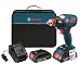 Bosch IDH182-02 Cordless Impact Driver - 18-Volt Lithium Ion Brushless Tool Kit with (2) 2.0Ah Lithium Ion Batteries, Charger and Carrying Case