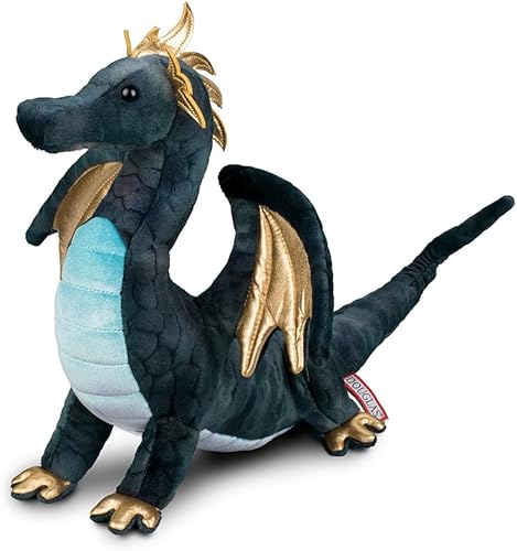Miniatura 3 de Douglas Peluche de dragón azul marino de Aragon