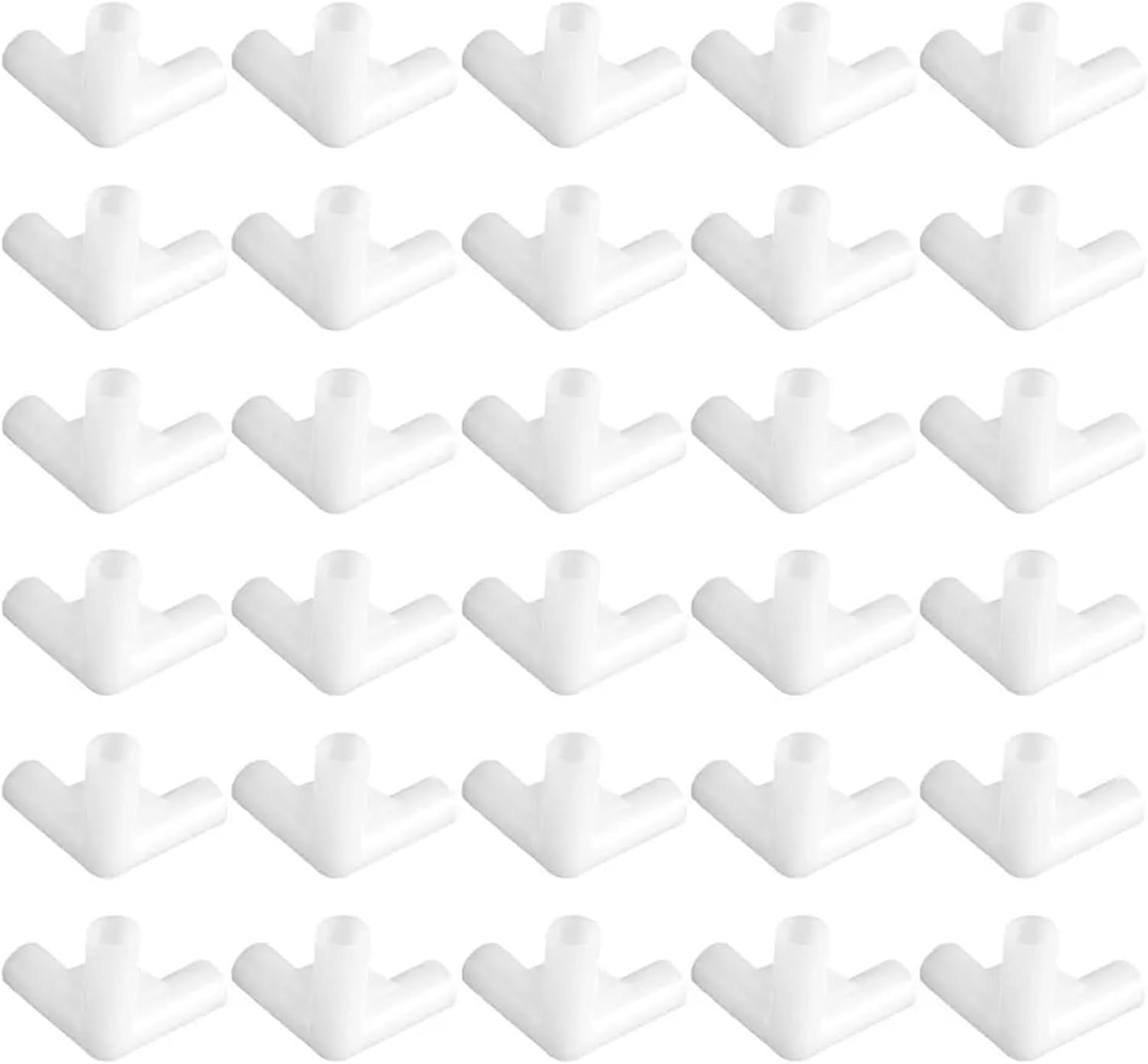 50pcs Canopy Tent Fittings Durable Plastic Connector Frame Support Replacement Parts for Camping