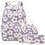 Beige Floral / Purple Base