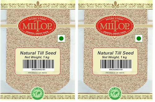 Image of Miltop Natural Till Seed 1 kg (Pack of 2)