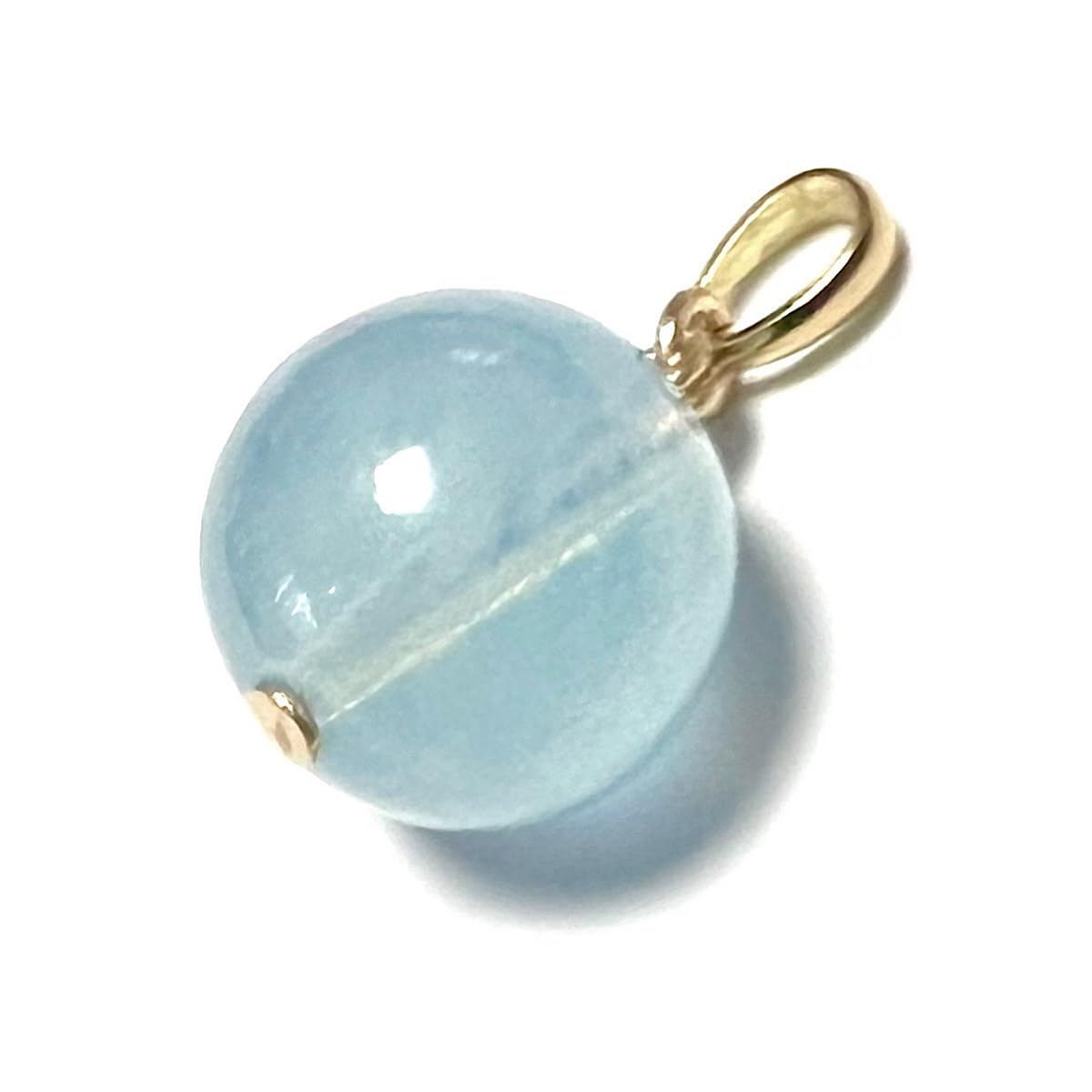 Amazon | [Rta varuna] K18 アクアマリン ペンダント トップ アクア 