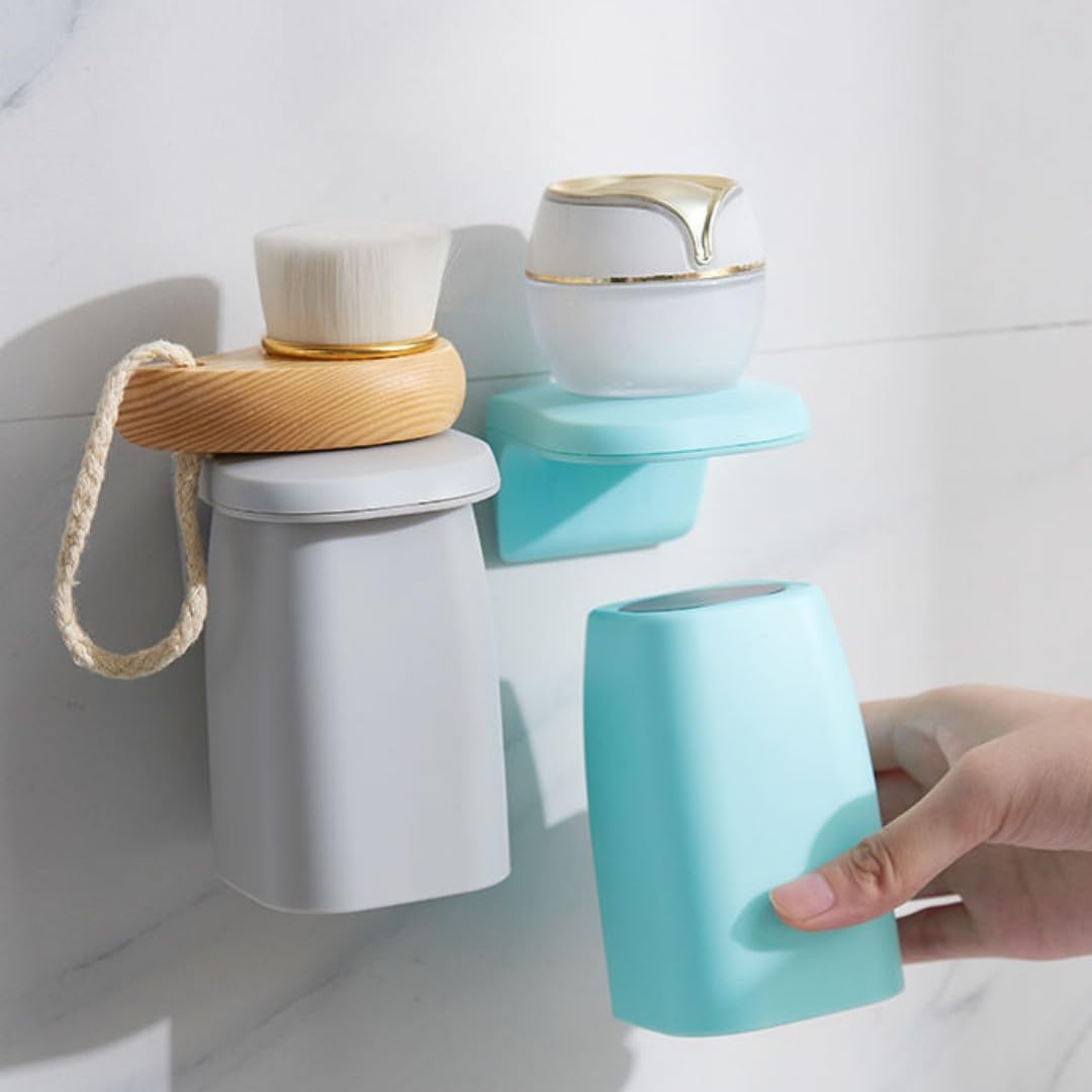 Amazon｜歯磨きコップ 歯ブラシカップ 壁掛け 磁石 壁にくっつける