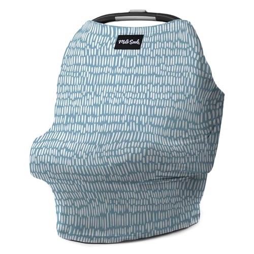 Image of Milk Snob Original 5-in-1 Cover - Nursing Cover for Breastfeeding - Baby Carseat Canopy & Stroller - Essential All-in-One Design - Gift for Mom, Baby (Beck)