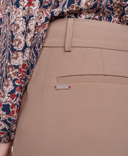 Image of Tommy Hilfiger Solid Sutton Boot Leg Trousers