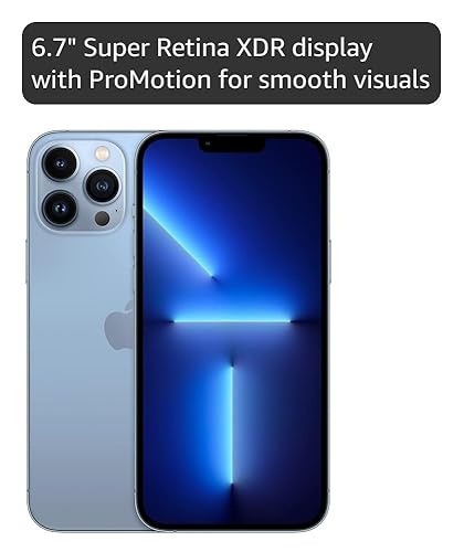 Amazon.com: Apple iPhone 13 Pro Max, 128GB, Sierra Blue - AT&T