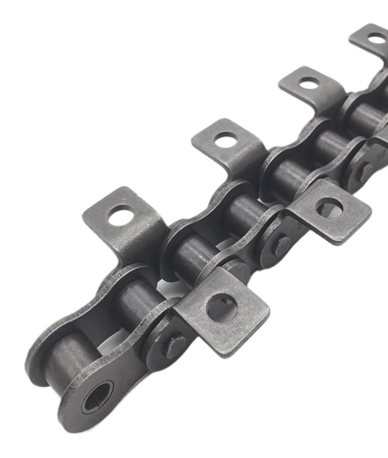 Antriebsrollenkette 06B/08B 1,5 m Übertragungsförderkette mit einzelnen Doppellochbefestigungen for Maschine(06B Double Wings)