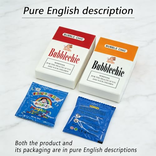 Bubble Cigarette 2 Pack – Realistic Fake Cigarette Bubble Blower with Solution, Mini Cigarette Bubble Maker for Stress Relief, Fun Party Gift for Adults by TROECE TT - Used condition - Image 4