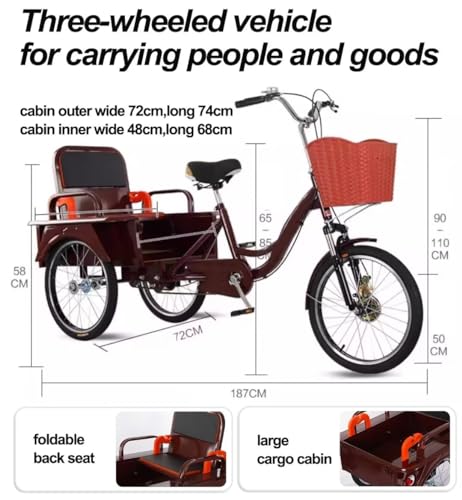 Triciclo 20 pulgadas para adultos y seniors miniatura 7