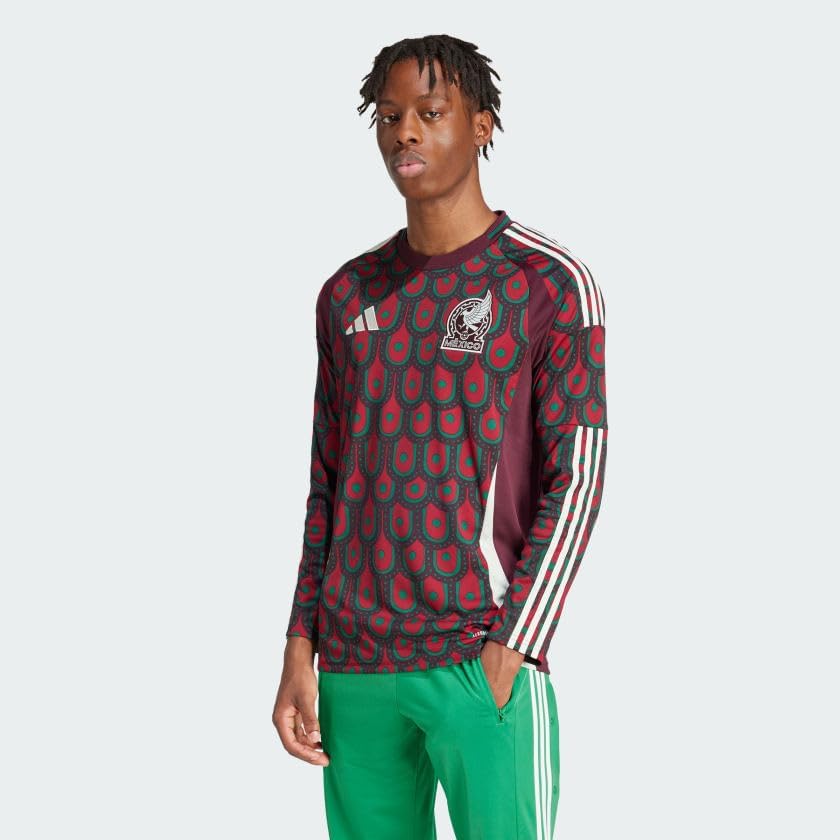 adidas Mexico 24 Long Sleeve Home Jersey - Image 3