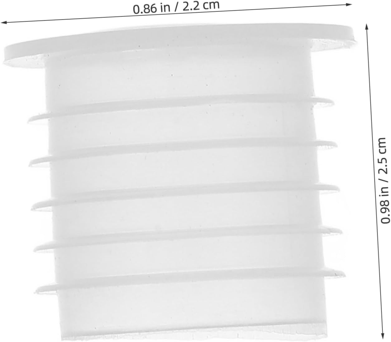 MAGICLULU 100Pcs Plastic Shaker Plugs Reusable Clear Round End Caps for Wine Bottles Flower Pots and Pipes and Versatile Stoppers with Effortless Push Design