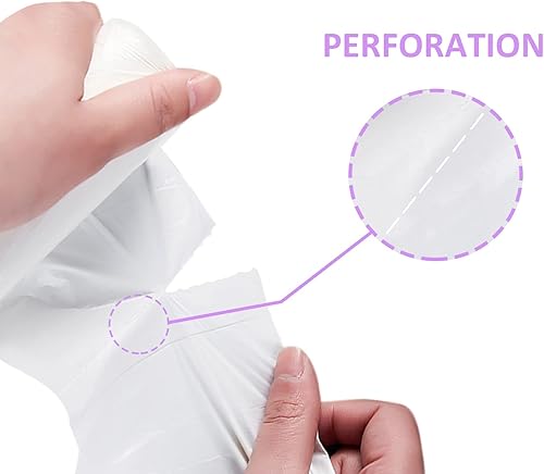 Miniatura 4 de Inwaysin - Bolsas de basura de 13 galones de alto, bolsas de basura blancas biodegradables, 75 unidades