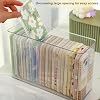 Phone Case Acrylic Storage Holder TV Remote Control Media Mobile Phone Storage Organizer with Lid