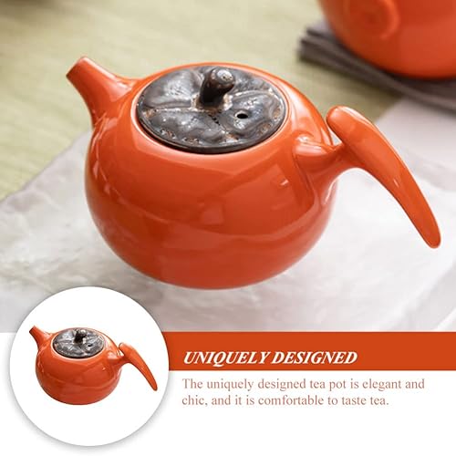 Miniatura 4 de Tetera de cerámica elegante hervidor de té para el hogar, cocina elegante, accesorio de té, accesorios para el hogar, suministro de té, tetera