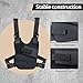 Shoulder &Chest Holster,Universal Chest Holsters for Pistols,Chest Pack with Pistol Holster Fit for Most Types of Handguns 9mm,glock17/ 19/20,1911,357 Revolver,P365 and More