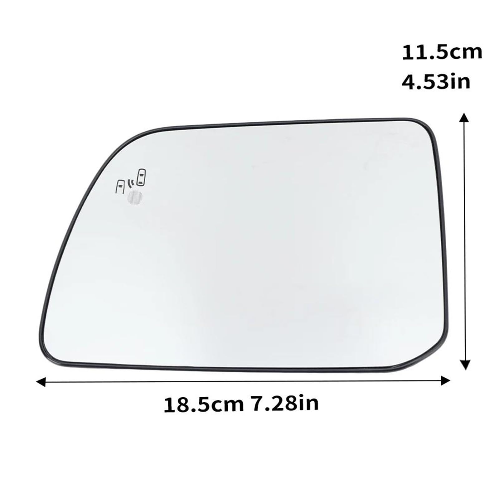 Verre Recul Miroir Lentille De Rétroviseur Extérieur Chauffante Pour Ford Pour Edge 2011-2014 Et Pour Lincoln MKX 2011-2015 Version Américaine Retroviseur(1 pair)