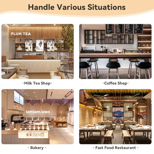 ZhouWei 2 Pezzi Grembiule da Cucina Uomo e Donna, Regolabile Grembiuli da Cucina Grembiule Barbecue Chef Impermeabile con 2 Tasche Taglia Grossa Apron, per Ristorante Caffè (Nero) - immagine 6